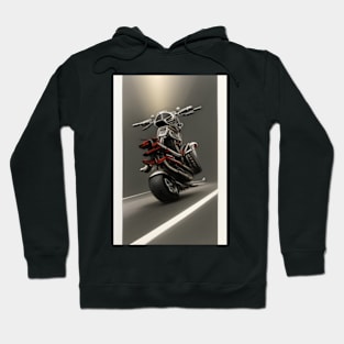 Moto chopper from the future №0025 Hoodie